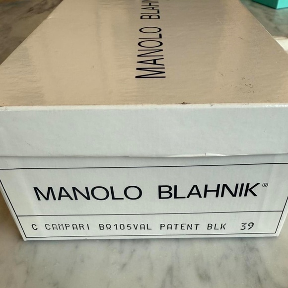 Manolo Blahnik Black Patent Leather Mary Jane Heels Size US 9 - Picture 6 of 10